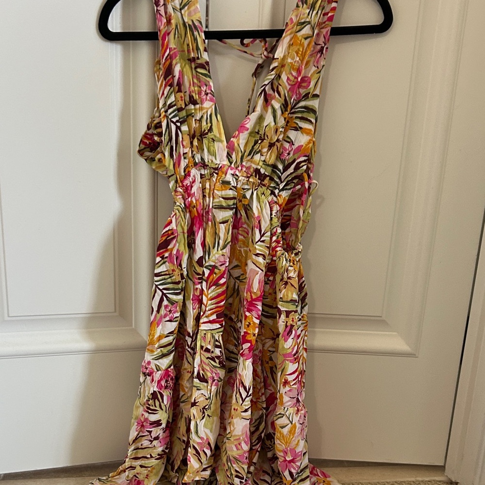 Rip Curl Multicolor Backless Dress